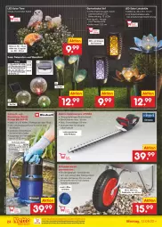 Gazetka promocyjna Netto Marken-Discount - Filial-Angebote - Gazetka - ważna od 17.09 do 17.09.2022 - strona 24 - produkty: adapter, auer, auto, beleuchtung, Blüte, Brei, dekoration, eis, Elektro, elle, Garten, Gartenfackel, heckenschere, HP, Kugel, lamm, leds, Leuchte, leuchten, LG, messer, ndk, pool, reis, Schal, Schere, schläuche, Ti, Tiere, tisch, tischleuchte, usb, versandkostenfrei, wasser