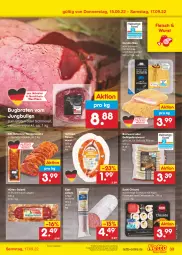 Gazetka promocyjna Netto Marken-Discount - Filial-Angebote - Gazetka - ważna od 17.09 do 17.09.2022 - strona 33 - produkty: angebot, bestpreis, braten, bratwurst, buch, cordon bleu, Edelsalami, eis, fleisch, fleischwurst, für grill und pfanne, Geflügel, grill, grill und pfanne, jungbullen, Käse, marinade, Nackensteak, nackensteaks, pfanne, Rauch, reis, salami, schinken, schwein, schweine, steak, steaks, Sushi, Ti, und pfanne, wein, weine, Weste, wurst, ZTE