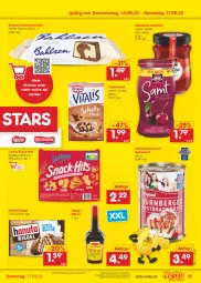 Gazetka promocyjna Netto Marken-Discount - Filial-Angebote - Gazetka - ważna od 17.09 do 17.09.2022 - strona 37 - produkty: angebot, auer, bahlsen, bestpreis, comtess, comtess kuchen, eis, hanuta, konfitüre, Kraut, kuchen, lorenz, maggi, maggi würze, müsli, reis, riegel, Sauerkraut, Schwartau, snack, Ti, vita, vitalis, vitalis müsli, ZTE