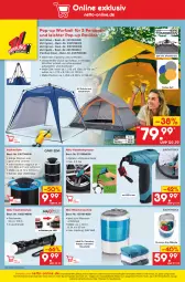 Gazetka promocyjna Netto Marken-Discount - Filial-Angebote - Gazetka - ważna od 17.09 do 17.09.2022 - strona 42 - produkty: akku, angebot, Bau, bestpreis, eis, elle, kompressor, Lampe, led-licht, leine, moskitonetz, ndk, pavillon, reis, rwe, sekt, Tasche, taschen, taschenlampe, Ti, usb, uv-schutz, versandkostenfrei, waschmaschine, wasser, Zelt, ZTE