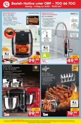 Gazetka promocyjna Netto Marken-Discount - Filial-Angebote - Gazetka - ważna od 17.09 do 17.09.2022 - strona 43 - produkty: angebot, armatur, bestpreis, braten, edelstahl, eis, fritteuse, grill, Heißluftfritteuse, küche, Küchen, küchenmaschine, LG, ndk, reis, rum, rwe, Schneebesen, schüssel, Spektrum, steckdose, Ti, Tiere, uhr, versandkostenfrei, wasser, ZTE