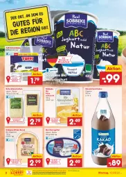 Gazetka promocyjna Netto Marken-Discount - Filial-Angebote - Gazetka - ważna od 17.09 do 17.09.2022 - strona 8 - produkty: aufschnitt, bestpreis, bio, Bio-Käse, classico, eis, filet, hering, Herings, joghur, joghurt, kakao, Käse, käsescheiben, merl, natur, naturjoghurt, ndk, reis, ring, rosen, söbbeke, Ti, versandkostenfrei, Wild, Wilder Bernd