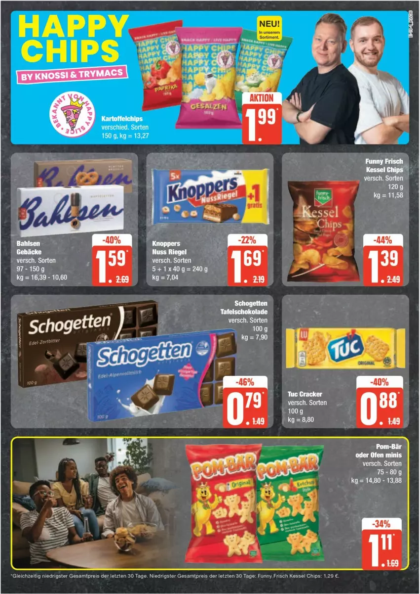 Aktueller Prospekt Edeka - Prospekte - von 02.09 bis 07.09.2024 - strona 19 - produkty: chips, eis, Funny Frisch, reis, Ti, ZTE