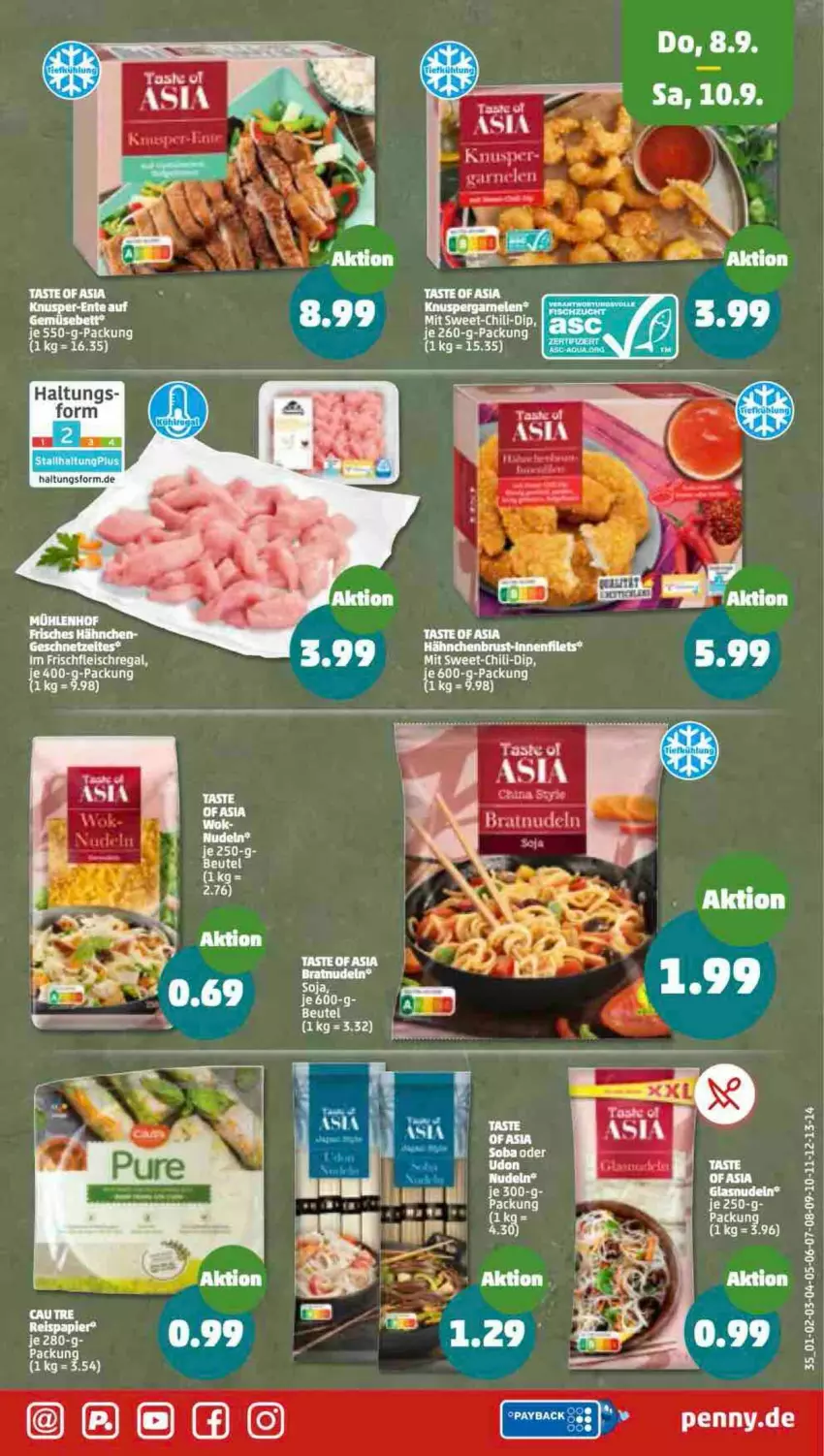 Aktueller Prospekt Penny - Prospekte - von 05.09 bis 10.09.2022 - strona 35 - produkty: cin, eis, fleisch, regal