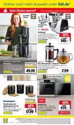 Gazetka promocyjna Lidl - Wochen-Highlights im Onlineshop - Gazetka - ważna od 10.12 do 10.12.2023 - strona 4 - produkty: angebot, angebote, backofen, bambus, decke, Deckel, eis, elle, Entsafter, ernesto, fisch, fleisch, garraum, glaskeramik, glaskeramikkochfeld, kaffee, kaffeebereiter, kochfeld, ndk, Ofen, Reinigung, reis, rel, rum, saft, Schal, Schale, silvercrest, Spektrum, spülmaschinen, tee, teekanne, telefon, Ti, uhr, usb, weck