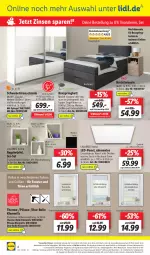 Gazetka promocyjna Lidl - Wochen-Highlights im Onlineshop - Gazetka - ważna od 10.12 do 10.12.2023 - strona 6 - produkty: angebot, angebote, bett, Betten, boxspringbett, decke, deckenleuchte, dell, eis, elle, fenster, Fenster und Türen, küche, Leuchte, Liege, Mode, nachtkonsole, ndk, quad, regal, reifen, reis, rel, Ria, ring, Schal, Schale, Schrank, schwebetürenschrank, spiegel, telefon, thermo-rollo, Ti, topper, türenschrank, uhr, wandhalterung, würfel