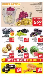 Gazetka promocyjna Marktkauf - Prospekt - Gazetka - ważna od 17.08 do 17.08.2024 - strona 8 - produkty: ambia, avocado, avocados, beere, beeren, bügel, eimer, eis, Elan, früchte, heidelbeere, heidelbeeren, kartoffel, kartoffeln, kiwi, Kiwi Gold, knoblauch, melone, möhren, reis, Ria, schnitten, speisekartoffeln, Speisezwiebeln, tafeltrauben, Ti, trauben, wasser, wassermelone, ZTE, zwiebel, zwiebeln