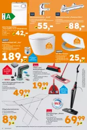 Gazetka promocyjna - Gazetka - ważna od 25.10 do 25.10.2025 - strona 4 - produkty: ACC, akku, Akku-Reinigungsbürste, armatur, auto, Bau, bodenwischer, brause, bürste, bürsten, cin, dampfreiniger, erde, passend für alle, reiniger, Reinigung, reinigungsbürste, Teleskop, teleskopstiel, teppich, thermostat, Ti, tisch, Trockner, vileda, Wand-Tiefspül-WC, Wanne, wäschetrockner, waschtisch, waschtischarmatur, wasser, wc-sitz