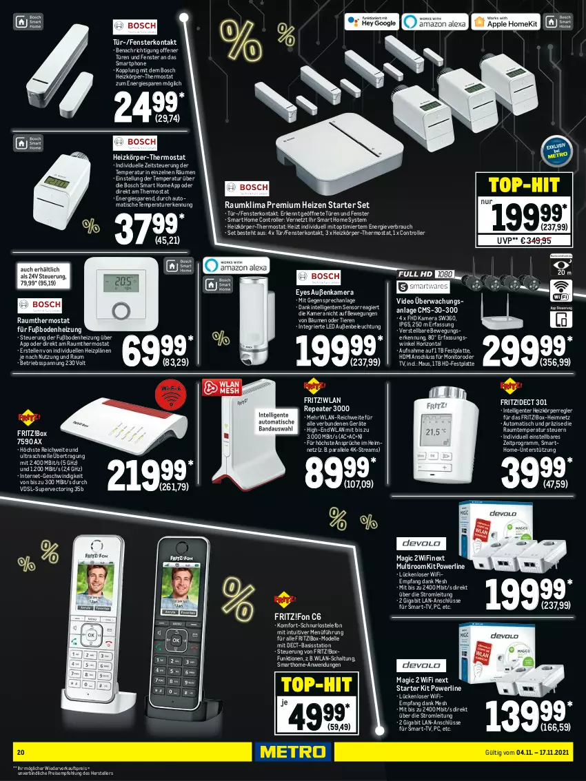 Aktueller Prospekt Metro - Technik Spezial - von 04.11 bis 17.11.2021 - strona 20