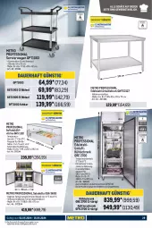 Gazetka promocyjna Metro - GastroJournal - Gazetka - ważna od 15.05 do 15.05.2024 - strona 29 - produkty: ACC, auer, aufbewahrungsbox, auto, Behälter, decke, Deckel, dell, edelstahl, eimer, eis, gefrierschrank, kühlschrank, lebensmittel, leimer, Metro, Mode, reis, Ria, rum, Schrank, Servierwagen, Spektrum, Sport, spülmaschinen, Ti, tisch, vitrine