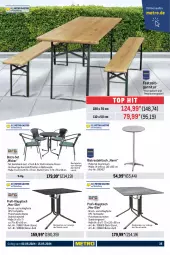 Gazetka promocyjna Metro - GastroJournal - Gazetka - ważna od 15.05 do 15.05.2024 - strona 35 - produkty: auer, Bank, bier, Bistrotisch, edelstahl, eis, Faltpavillon, garnitur, Garten, gartensessel, Holz, HP, kissen, klapptisch, lack, latte, LG, Metro, metro gastro, pavillon, reis, Ria, rückenlehne, sessel, stapelsessel, stuhl, Ti, tisch, tischplatte, WICK, Zelt
