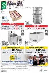 Gazetka promocyjna Metro - GastroJournal - Gazetka - ważna od 15.05 do 15.05.2024 - strona 36 - produkty: abholpreise, angebot, angebote, auer, Behälter, bier, eis, fritteuse, getränk, getränke, ilag, Kette, lachs, Metro, metro gastro, Palette, Rauch, reis, rwe, sattel, schwein, schweine, Schweinelachs, thermostat, Ti, wein, weine