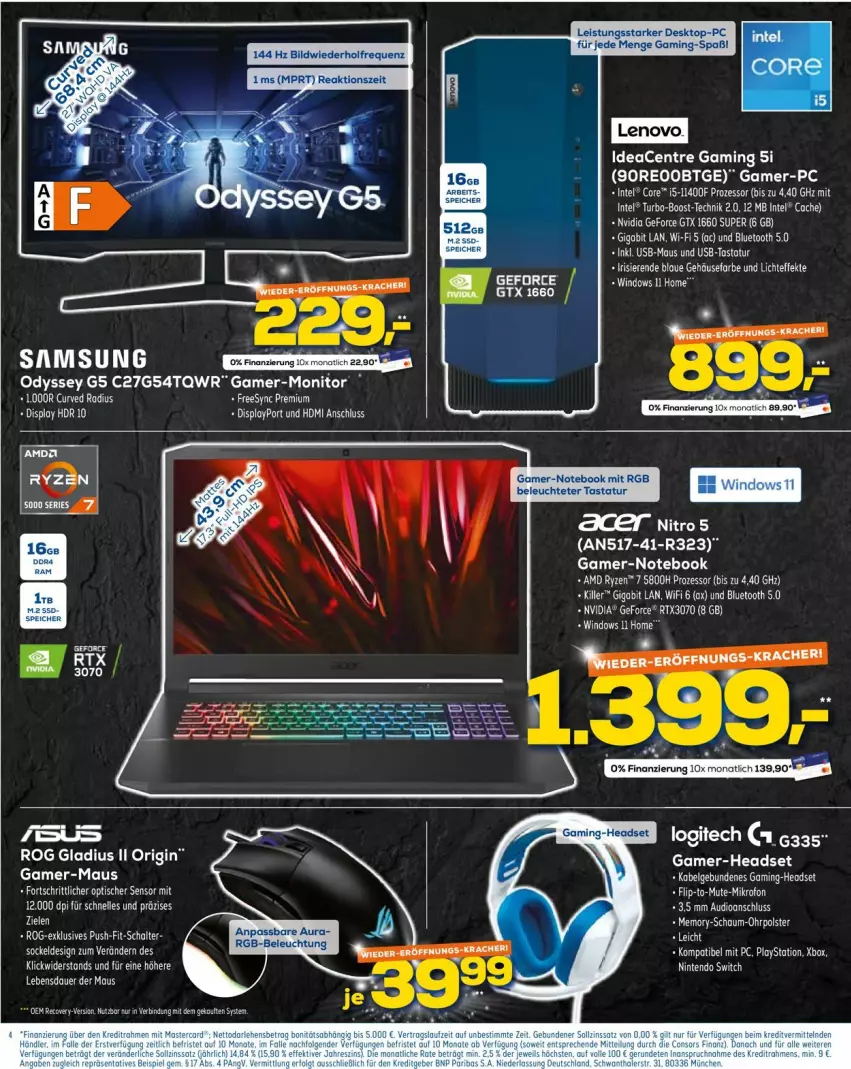 Aktueller Prospekt Euronics - Prospekte - von 10.08 bis 17.08.2022 - strona 4 - produkty: Desktop-pc, eier, eis, elle, geforce, gin, gtx, Headset, Intel, lays, Leuchte, logitech, Maus, monitor, nintendo, Nintendo Switch, notebook, nvidia, PlayStation, rtx, Samsung, Tastatur, tee, Ti, tisch, Xbox