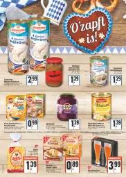 Gazetka promocyjna E Center - Angebote der Woche - Gazetka - ważna od 17.09 do 17.09.2022 - strona 10 - produkty: apfel, auer, beutel, bier, frischei-nudeln, gin, Gläser, Hausmacher, hengstenberg, kartoffel, Knödel, Kraut, Leberknödel, mac, nudel, nudeln, pfanni, püree, rotkohl, Sauerkraut, Semmel, senf, suppe, Ti, wein, Weinsauerkraut