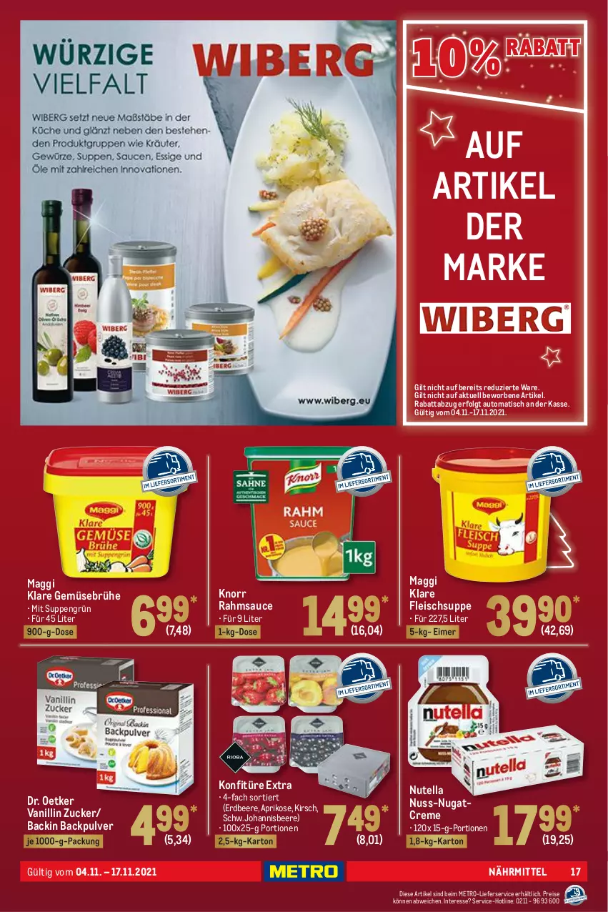 Aktueller Prospekt Metro - GastroJournal - von 04.11 bis 17.11.2021 - strona 17