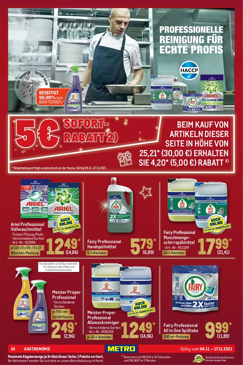 Aktueller Prospekt Metro - GastroJournal - von 04.11 bis 17.11.2021 - strona 24