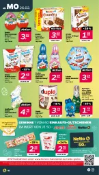 Gazetka promocyjna Netto - Woche 9 - Gazetka - ważna od 02.03 do 02.03.2024 - strona 10 - produkty: after eight, duplo, ferrero, giotto, gutschein, gutscheine, Kinder, kinder bueno, kinder country, kinder schokolade, kitkat, raffaello, riegel, sac, schoko, schokolade, smarties, Ti