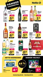 Gazetka promocyjna Netto - Woche 9 - Gazetka - ważna od 02.03 do 02.03.2024 - strona 25 - produkty: ariel, Cap, cola, getränk, kräuter, kräuterlikör, likör, martini, pils, pilsner, pilsner urquell, Pods, riesling, Sternburg, Ti, tuc, waschmittel, wein, weinbrand, Weißwein, whiskey, wilthener