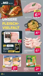 Gazetka promocyjna Netto - Woche 9 - Gazetka - ważna od 02.03 do 02.03.2024 - strona 4 - produkty: eis, fleisch, Fleischerei, Frische Hähnchen, Geflügel, geschnetzeltes, hähnchenschenkel, henkel, Käse, leberkäs, leberkäse, minutenschnitzel, natur, pute, putenbrust, reis, Rostocker, schenkel, Schere, schnitzel, schwein, Ti, wein, wiener, wiener würstchen, wiesenhof, würstchen, Zelt