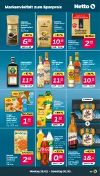 Gazetka promocyjna Netto - Woche 9 - Gazetka - ważna od 02.03 do 02.03.2024 - strona 9 - produkty: aperitif, bohne, bohnen, bohnenkaffee, coca-cola, cola, dallmayr, dallmayr gold, eis, fanta, fanta oder, fanta oder sprite, fertiggericht, frucht, fruchtsaft, fruchtsaftgetränk, Germ, getränk, hasseröder, Havana Club, jägermeister, kaffee, kräuter, kräuterlikör, likör, lillet, löslicher bohnenkaffee, maggi, Meister, Mirácoli, oder sprite, pfanne, Pfanner, pils, premium pils, prodomo, reis, saft, sauce, spaghetti, sprite, Ti