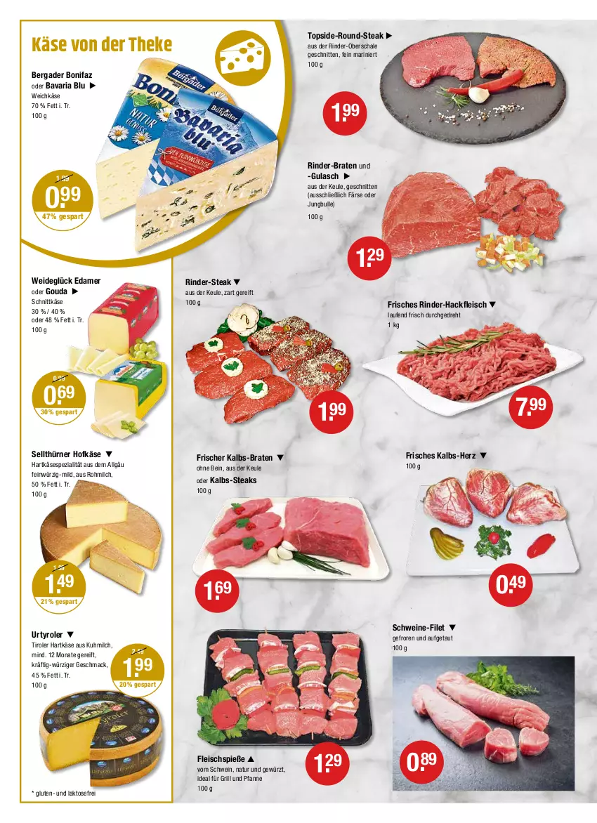 Aktueller Prospekt Vmarkt - V-Markt - von 31.03 bis 06.04.2022 - strona 2 - produkty: bavaria blu, bergader, braten, edamer, eis, filet, fleisch, Fleischspieße, für grill und pfanne, gewürz, gouda, grill, grill und pfanne, gulasch, hackfleisch, hartkäse, ideal für grill, ideal für grill und pfanne, Käse, Laufen, LG, mac, milch, natur, pfanne, Ria, rind, rinder, rinder-hackfleisch, Schal, Schale, schnitten, schnittkäse, schwein, schweine, schweine-filet, Spezi, steak, steaks, Ti, und pfanne, weichkäse, wein, weine