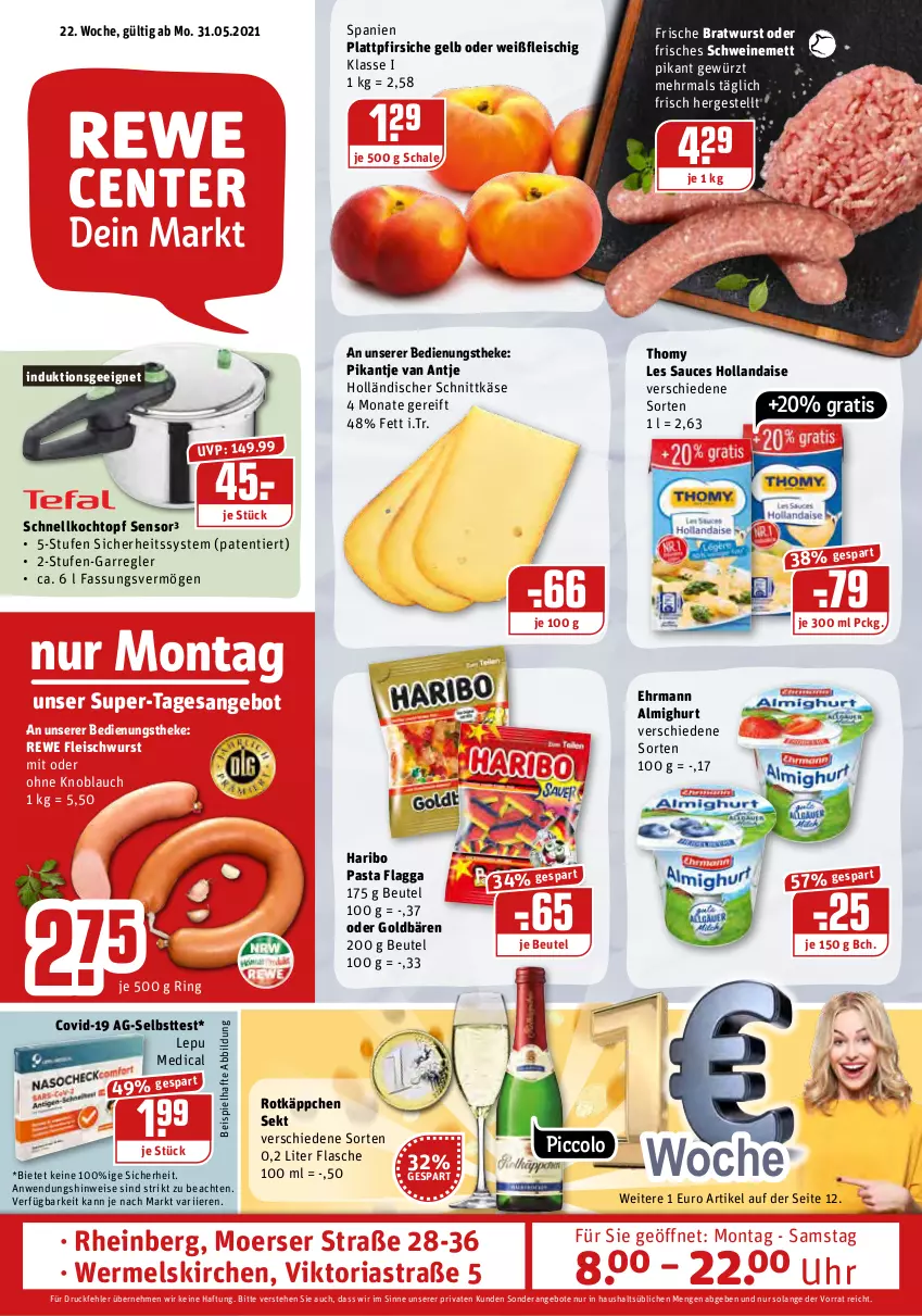 Aktueller Prospekt Rewe - Prospekte - von 01.06 bis 05.06.2021 - strona 1