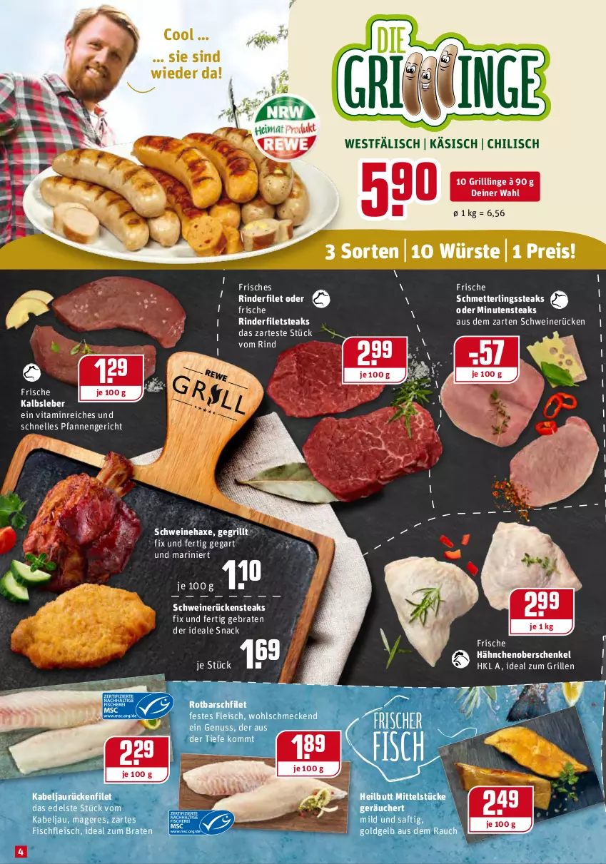 Aktueller Prospekt Rewe - Prospekte - von 01.06 bis 05.06.2021 - strona 4