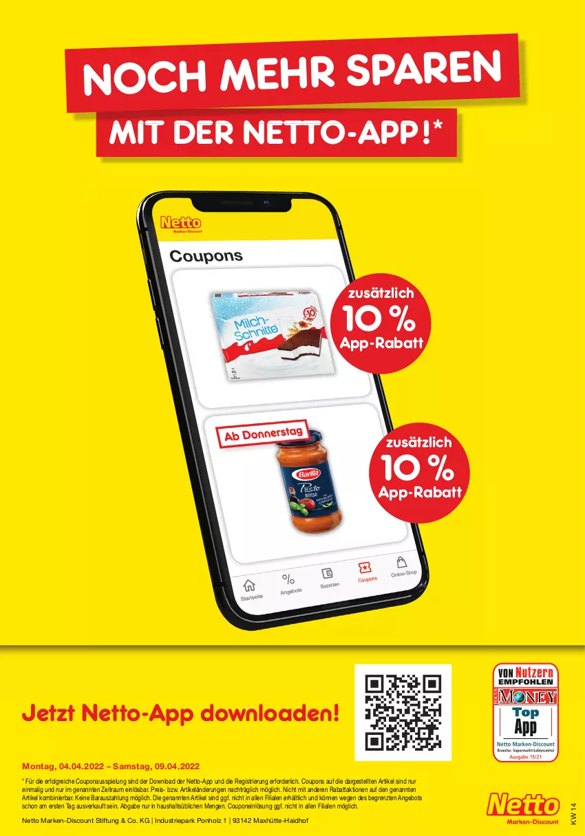 Aktueller Prospekt Netto Marken-Discount - Filial-Angebote - von 04.04 bis 09.04.2022 - strona 41 - produkty: angebot, coupon, coupons, discount, eis, Holz, LG, marken-discount, reis, Ti, ZTE