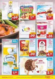 Gazetka promocyjna Netto Marken-Discount - Filial-Angebote - Gazetka - ważna od 09.04 do 09.04.2022 - strona 19 - produkty: angebot, brötchen, burger, coppenrath, creme, Dr. Oetker, eis, ferrero, landliebe, landmilch, lätta, marmorette, milch, Milchschnitte, Paula, rama, rama cremefine, rwe, sac, stieleis, Ti, ZTE