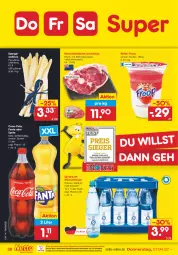 Gazetka promocyjna Netto Marken-Discount - Filial-Angebote - Gazetka - ważna od 09.04 do 09.04.2022 - strona 28 - produkty: Alwa, coca-cola, cola, eis, fanta, fanta oder, fanta oder sprite, froop, lamm, lammkeule, mineralwasser, Mineralwasser Classic, Müller, müller froop, natur, ndk, oder sprite, reis, rel, spargel, Spreequell, sprite, Ti, versandkostenfrei, wasser