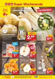 Gazetka promocyjna Netto Marken-Discount - Filial-Angebote - Gazetka - ważna od 09.04 do 09.04.2022 - strona 30 - produkty: apfel, asti, beutel, Birnen, eis, erde, Frühkartoffeln, Holz, kartoffel, kartoffeln, Kranz, mandarine, mandarinen, möhren, ndk, obst, Pink Lady, reis, spargel, speisefrühkartoffeln, Ti, versandkostenfrei