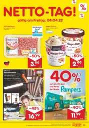 Gazetka promocyjna Netto Marken-Discount - Filial-Angebote - Gazetka - ważna od 09.04 do 09.04.2022 - strona 39 - produkty: akku, angebot, Bau, eis, gewürz, häagen-dazs, Leuchte, Mett, pampers, Pants, reifen, reis, schwein, schweine, schweinemett, Ti, usb, wein, weine, windeln, ZTE