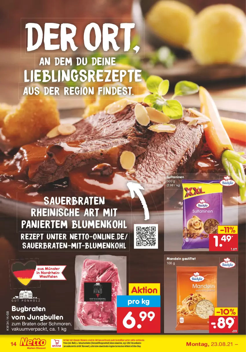 Aktueller Prospekt Netto Marken-Discount - Filial Angebote - von 23.08 bis 28.08.2021 - strona 14