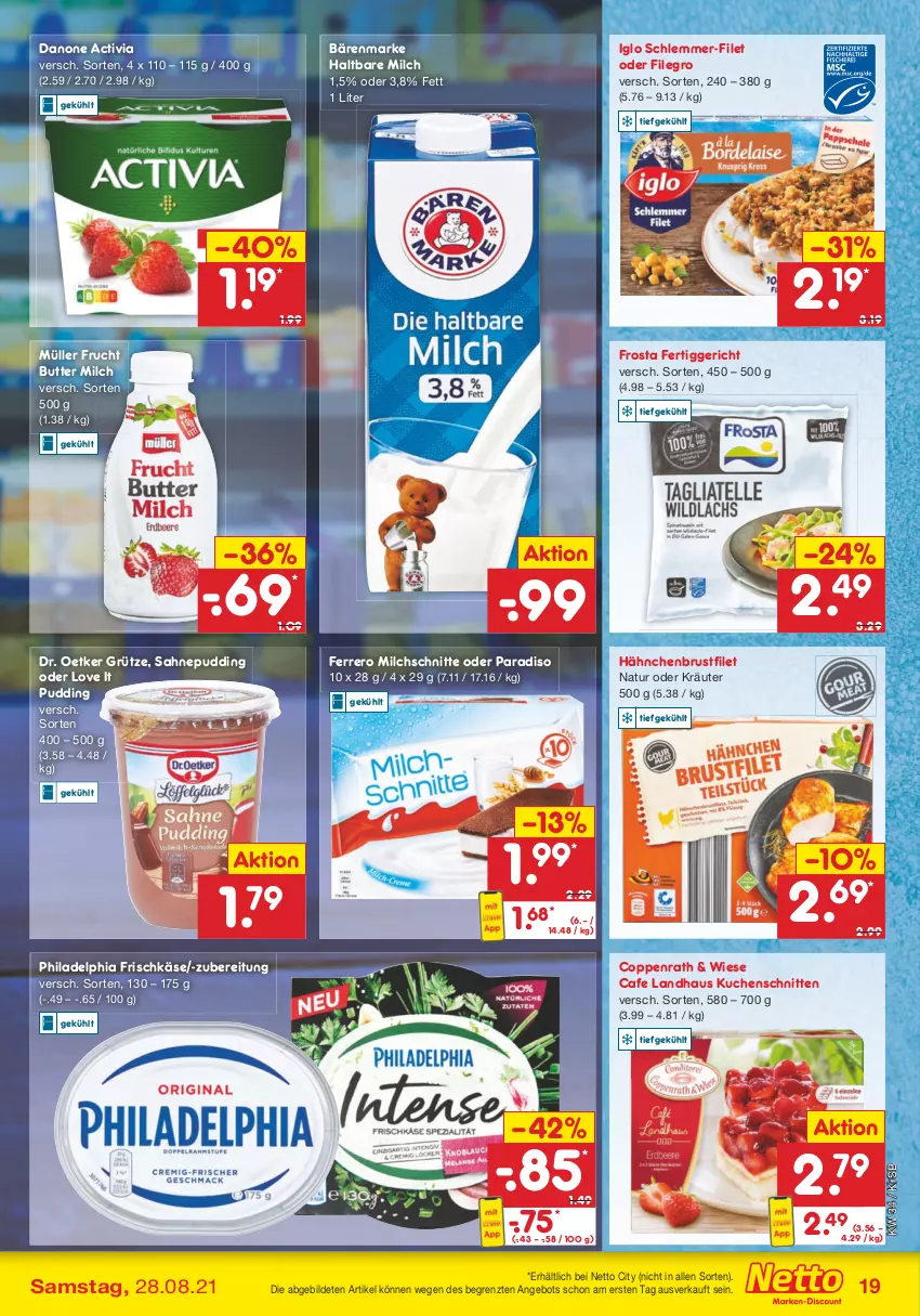 Aktueller Prospekt Netto Marken-Discount - Filial Angebote - von 23.08 bis 28.08.2021 - strona 19