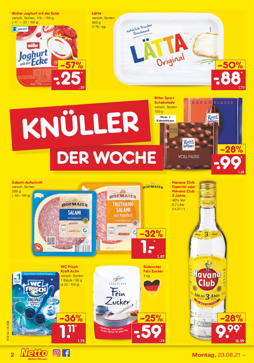 Aktueller Prospekt Netto Marken-Discount - Filial Angebote - von 23.08 bis 28.08.2021 - strona 2