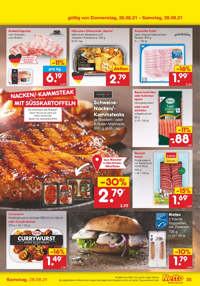 Aktueller Prospekt Netto Marken-Discount - Filial Angebote - von 23.08 bis 28.08.2021 - strona 35