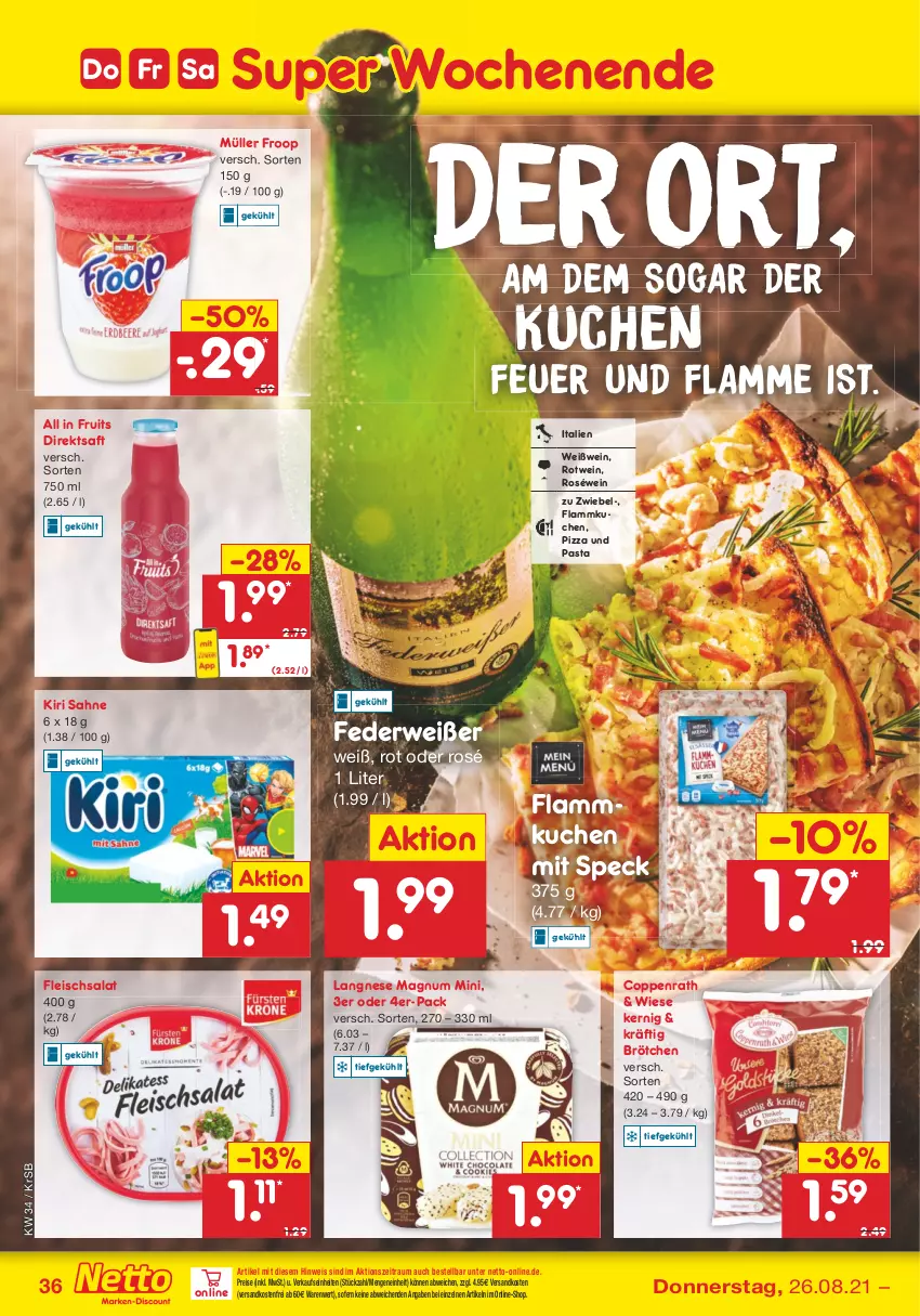 Aktueller Prospekt Netto Marken-Discount - Filial Angebote - von 23.08 bis 28.08.2021 - strona 36