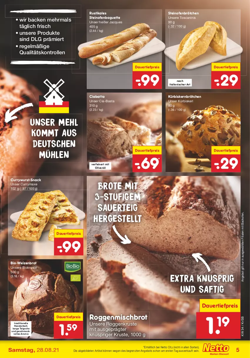 Aktueller Prospekt Netto Marken-Discount - Filial Angebote - von 23.08 bis 28.08.2021 - strona 5