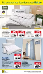 Gazetka promocyjna Lidl - Aktuelle Onlineshop-Highlights - Gazetka - ważna od 30.04 do 30.04.2024 - strona 22 - produkty: Bau, baumwolle, bett, decke, dell, Ergee, fenster, Ganzjahresbett, kissen, kopfkissen, Mode, ndk, Schal, Ti, Trockner, wolle