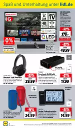 Gazetka promocyjna Lidl - Aktuelle Onlineshop-Highlights - Gazetka - ważna od 30.04 do 30.04.2024 - strona 24 - produkty: akku, Bank, bluetooth®-lautsprecher, deka, dell, elle, HDMI, kopfhörer, kraft, ladekabel, lautsprecher, Mode, ndk, powerbank, qled, rel, silvercrest, soundbar, Ti, tuner, uhd, usb, Wetterstation, ZTE