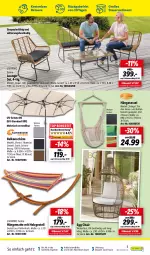 Gazetka promocyjna Lidl - Aktuelle Onlineshop-Highlights - Gazetka - ważna od 30.04 do 30.04.2024 - strona 5 - produkty: auer, Bank, dell, hängematte, hängesessel, Holz, kissen, korb, LG, loungeset, Mode, Ria, sessel, sitzkissen, Ti, tisch, uv-schutz