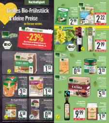 Gazetka promocyjna E Center - Angebote der Woche - Gazetka - ważna od 29.04 do 29.04.2023 - strona 8 - produkty: andechser natur, auer, aufstrich, Bau, beutel, bio, Bio-Feta, Bio-Olivenöl, Bio-Wein, Blüte, blütenhonig, bohne, bohnen, braun, brot, brotaufstrich, brotaufstriche, brötchen, caffè crema, creta vital, deka, Dinkelbrot, edeka bio, eis, eiswaffeln, ente, feta, flasche, fleisch, frizzante, Geflügel, gin, honig, joghur, joghurt, kaffee, mac, mais, mandel, Mandelmus, mandeln, milch, natur, natura, olive, oliven, olivenöl, reis, Reiswaffeln, rind, rindfleisch, salz, sauce, saucen, schnitten, schoko, schokolade, schwein, schweine, super-knüller, Ti, tisch, Vegeta, veggie, vita, vollmilch, waffeln, wein, weine, ZTE