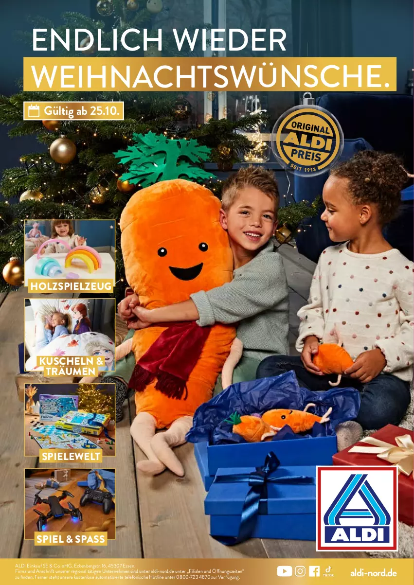 Aktueller Prospekt Aldi Nord - Aldi-Weihnachten-Spielzeug - von 25.10 bis 24.12.2021 - strona 1