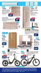 Gazetka promocyjna AldiSud - NÄCHSTE WOCHE - Gazetka - ważna od 23.07 do 23.07.2022 - strona 15 - produkty: aldi, angebot, angebote, aust, Bank, E-Bike, eis, elle, erde, Garderobe, garderobenschrank, Hausnummer, Kette, kissen, Leuchte, LG, Liege, möbel, Ria, rwe, Schal, Schrank, schuhschrank, shimano, sitzbank, Ti, timer, wasser