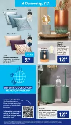 Gazetka promocyjna AldiSud - NÄCHSTE WOCHE - Gazetka - ważna od 23.07 do 23.07.2022 - strona 19 - produkty: alle artikel ohne dekoration, Bad, batterie, batterien, bürste, bürsten, casa deco, decke, Deckel, dekoration, dell, eimer, eis, elle, gin, kissen, kissenhülle, Lampe, Mode, Ti, timer, WC-Bürste, ZTE