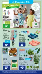 Gazetka promocyjna AldiSud - NÄCHSTE WOCHE - Gazetka - ważna od 23.07 do 23.07.2022 - strona 23 - produkty: aldi, alle artikel ohne dekoration, Bau, baumwolle, bio, Clogs, dekoration, dell, eis, elle, gardenline®, Garten, Gartenpflanze, gin, Hylo, Kinder, kleid, kleider, Kleidung, kulturtopf, Mode, olive, pflanze, pflanzen, rasen, reis, Ria, socken, Sommerkleid, Strampler, Ti, topf, vita, wolle, zitrone, ZTE