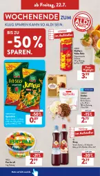 Gazetka promocyjna AldiSud - NÄCHSTE WOCHE - Gazetka - ważna od 23.07 do 23.07.2022 - strona 24 - produkty: aldi, Blüte, eis, elle, erdnüsse, ferrero, flasche, funny-frisch, holunder, holunderblüte, lorenz, Mantel, raffaello, reis, ring, sirup, Spezi, stieleis, teller, Ti, trolli, Yo