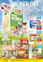 Gazetka promocyjna Netto Marken-Discount - Filial-Angebote - Gazetka - ważna od 26.02 do 26.02.2022 - strona 16 - produkty: butter, eier, eis, exquisa, exquisa frischkäse, frischkäse, hilcona, Käse, milch, ndk, pasta, rama, reis, Ti, versandkostenfrei, vollmilch