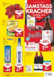 Gazetka promocyjna Netto Marken-Discount - Filial-Angebote - Gazetka - ważna od 26.02 do 26.02.2022 - strona 40 - produkty: angebot, angebote, beere, beeren, burgunder, discount, dornfelder, drink, eintopf, eis, energy drink, erasco, erdbeere, erdbeeren, flasche, fleisch, Holz, Käse, könig pilsener, kracher, marken-discount, pils, pilsener, premium vodka, reis, rotwein, Schal, Schale, spätburgunder, Ti, topf, uhr, vodka, wein, ZTE