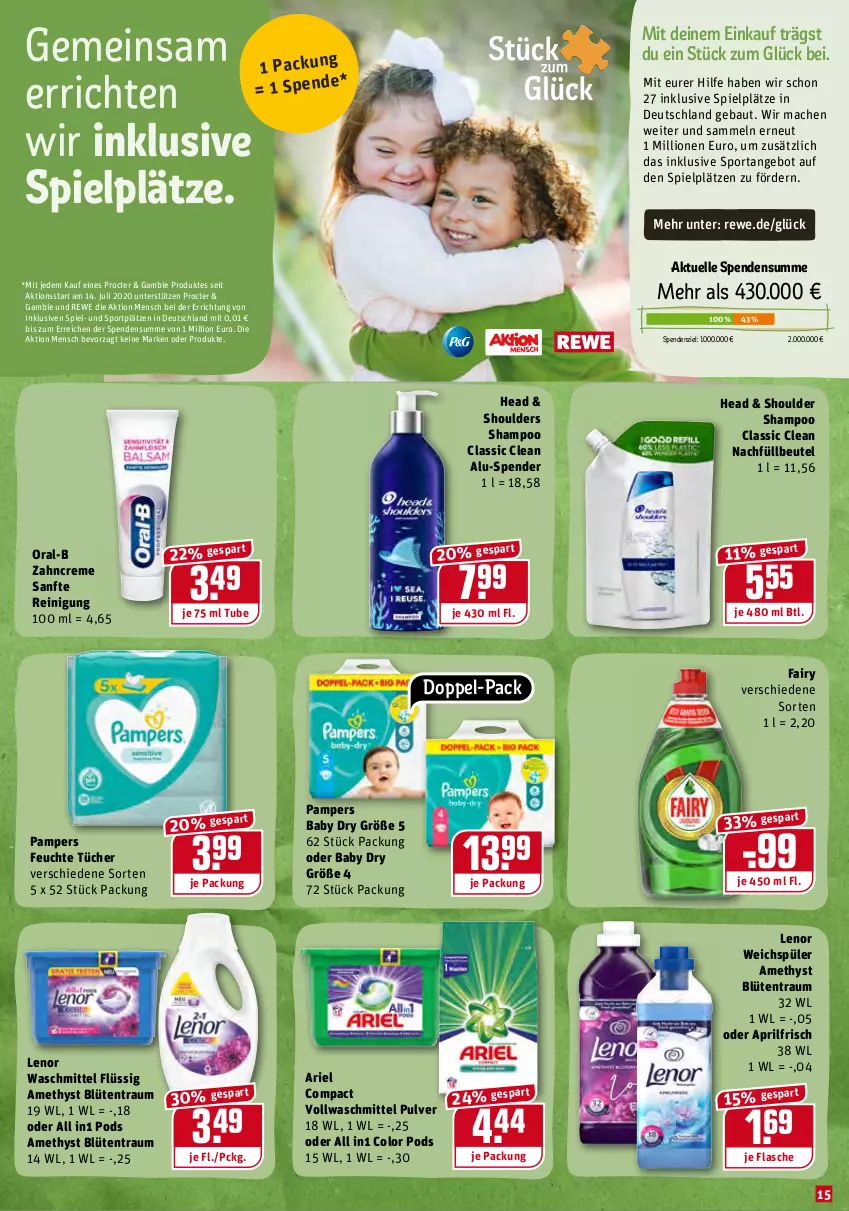 Aktueller Prospekt Rewe - Prospekte - von 02.08 bis 07.08.2021 - strona 15